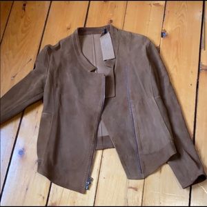 Donna Karan suede jacket